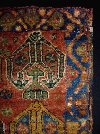 Original Afshar Bag Complete
Size: 39x41cm (1.3x1.4ft)
Natural colors, made in circa 1910/20                      