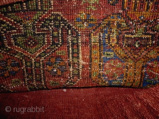 Original Afshar Bag Complete
Size: 39x41cm (1.3x1.4ft)
Natural colors, made in circa 1910/20                      