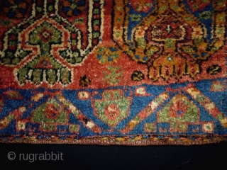 Original Afshar Bag Complete
Size: 39x41cm (1.3x1.4ft)
Natural colors, made in circa 1910/20                      