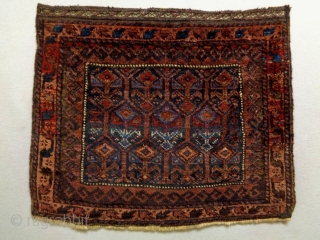 Baluch bagface
Size: 61x51cm
Natural colors (except one color is faded), made in circa 1910/20                    