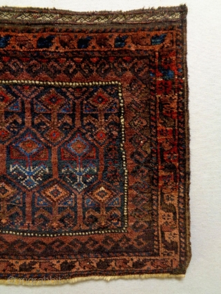 Baluch bagface
Size: 61x51cm
Natural colors (except one color is faded), made in circa 1910/20                    