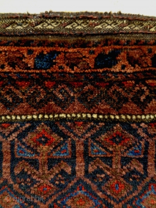 Baluch bagface
Size: 61x51cm
Natural colors (except one color is faded), made in circa 1910/20                    