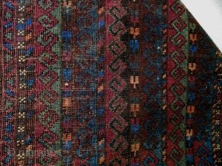 19th Century Fine Baluch Balisth
Size: 59x108cm
Natural colors                          