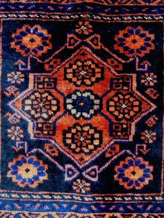 Rare Pattern Baluch Bagface
Size: 58x54cn
Made in period 1910, there are three old repairs.                    