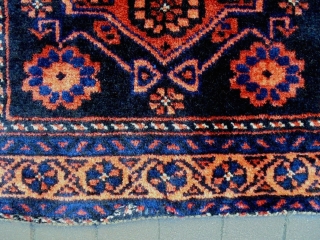 Rare Pattern Baluch Bagface
Size: 58x54cn
Made in period 1910, there are three old repairs.                    