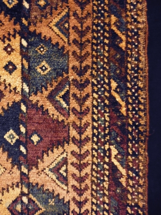 Belouch Balisth
Size: 47x103cm (1.6x3.4ft)
Natural colors, made in circa 1910                        