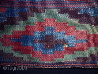 1880 Kelim Fragment
Size: 106x60cm (3.5x2.0ft)
Natural colors, super wool quality                        