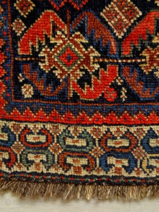 Kurdish Bagface
Size: 65x63cm
Natural colors (except the red color is probably not natural), made in circa 1910/20                 