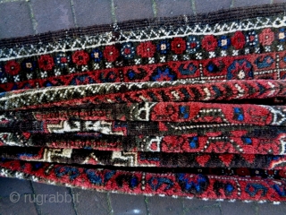 19th Century Fine Salar Kahni Baluch
Size: 97x161cm (3.2x5.4ft)
Natural colors, there is a repair at the right selvage and a stitch at the left selvage (see picture 3)      