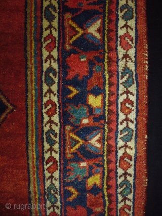 Bijar
Size: 76x125cm (2.5x4.2ft)
Natural colors, made in circa 1920                         