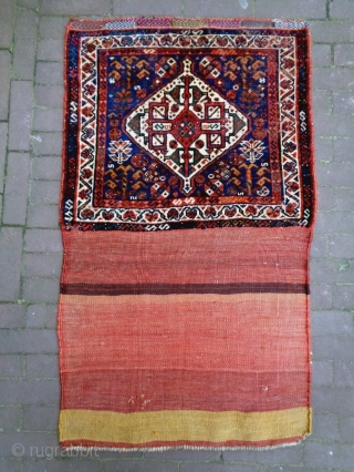 Kashkuli Bag 
Size: 70x118cm (2.3x3.9ft)
Natural colors, made in circa 1910/20                       