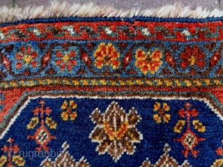 Shiraz Bagface
Size: 53x49cm (1.8x1.6ft)
Natural colors, made in circa 1910/20                        