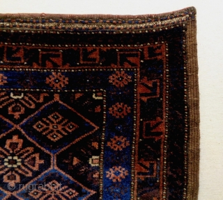 Baluch
Size: 73x72cm
Natural colors (except the red color is a little bit faded), made in circa 1910/20                 