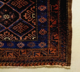 Baluch
Size: 73x72cm
Natural colors (except the red color is a little bit faded), made in circa 1910/20                 