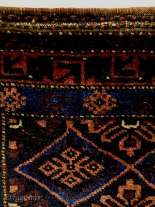 Baluch
Size: 73x72cm
Natural colors (except the red color is a little bit faded), made in circa 1910/20                 