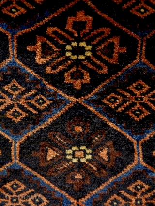 Baluch
Size: 73x72cm
Natural colors (except the red color is a little bit faded), made in circa 1910/20                 