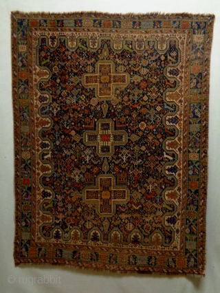 Universal Qasqhay/Kashkuli
Size: 127x163cm
Natural colors, made in circa 1910                         