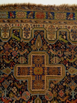 Universal Qasqhay/Kashkuli
Size: 127x163cm
Natural colors, made in circa 1910                         