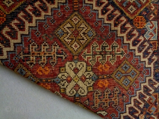 Universal Qasqhay Bagface
Size: 49x51cm (1.6x1.7ft)
Natural colors, made in circa 1910                       