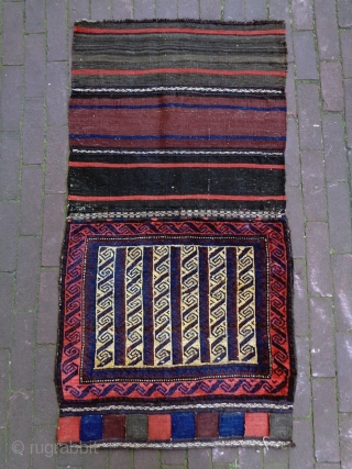 Baluch Bag Complete
Size: 63x120cm (2.1x4.0ft)
Natural colors, made in circa 1910/20                       