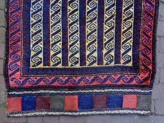 Baluch Bag Complete
Size: 63x120cm (2.1x4.0ft)
Natural colors, made in circa 1910/20                       