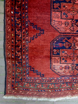 Ersari Rug
Size: 104x134cm (3.5x4.5ft)
Natural colors, made in circa 1910/20                        
