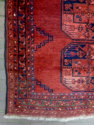 Ersari Rug
Size: 104x134cm (3.5x4.5ft)
Natural colors, made in circa 1910/20                        