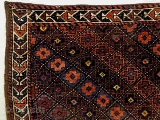 19th Century Baluch
Size: 90x80cm
Natural colors                            