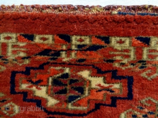 Fine Tekke Torba
Size: 76x34cm
Natural colors (except the orange color is a little bit faded), made in circa 1910/20               