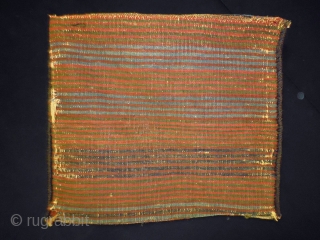 1910 Universal Qasqhay Bag Complete
Size: 53x47cm (1.8x1.6ft)
Natural colors, there is an overcast at the top left corner                