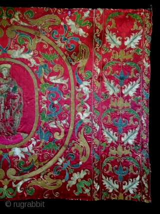 19th Century Europen (probably Italian) Textile
Size: 145x60cm (4.8x2.0ft)                         