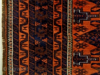 19th Century Very Fine Baluch
Size: 110x200cm
Natural colors                          
