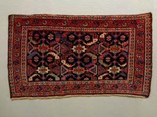 Fine Afshar Bagface
Size: 77x44cm (2.6x1.5ft)
Natural colors, made in circa 1910                       