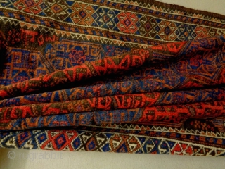 Universal Baluch 
Size: 117x210cm
Natural colors (except the red color is not natural), made in circa 1910/20.                 