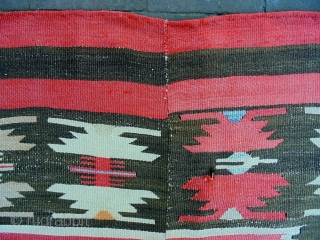 Sharkoi Kelim Fragment
Size: 90x135cm
Natural colors?, made in period 1910/20                        