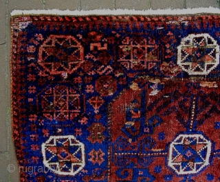 19th Century Baluch Bagface Fragment
Size: 69x60cm
Natural colors, there are old repairs                      