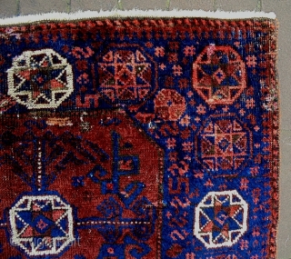 19th Century Baluch Bagface Fragment
Size: 69x60cm
Natural colors, there are old repairs                      