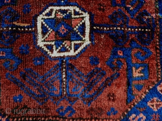 19th Century Baluch Bagface Fragment
Size: 69x60cm
Natural colors, there are old repairs                      