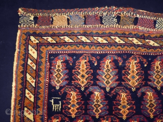 Afshar Boteh
Size: 79x61cm (2.6x2.0ft)
Natural colors, made in circa 1910                        