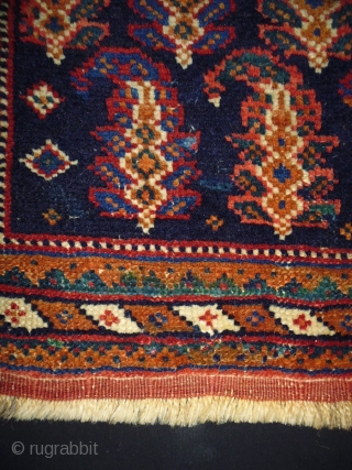 Afshar Boteh
Size: 79x61cm (2.6x2.0ft)
Natural colors, made in circa 1910                        