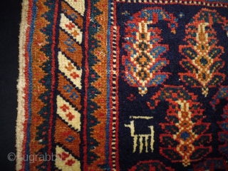 Afshar Boteh
Size: 79x61cm (2.6x2.0ft)
Natural colors, made in circa 1910                        