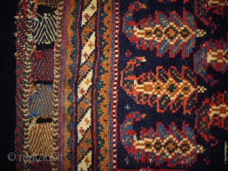 Afshar Boteh
Size: 79x61cm (2.6x2.0ft)
Natural colors, made in circa 1910                        