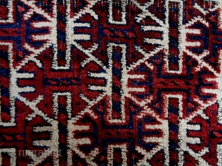 Special Pattern Baluch
Size: 57x100cm (1.9x3.3ft)
Natural colors, the selvages are not original, made in circa 1910                  