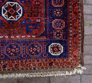 Baluch Bagface
Size: 94x82cm (3.1x2.7ft)
Natural colors, made in circa 1910/20                        