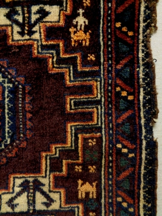 Fine Baluch Bagface
Size: 47x47cm
Natural colors, made in circa 1910                        