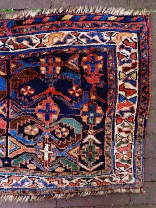 Afshar Bagface
Size: 74x47cm (2.5x1.6ft)
Natural colors, made in circa 1910/20                        