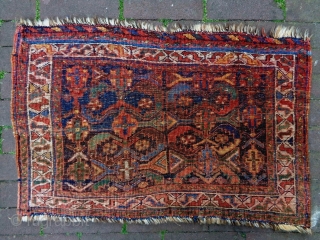 Afshar Bagface
Size: 74x47cm (2.5x1.6ft)
Natural colors, made in circa 1910/20                        