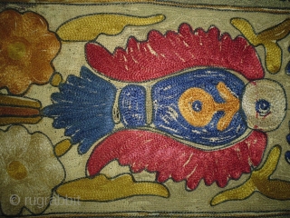 Ottoman Syrian Textile
Size: 50x180cm (1.7x6.0ft)
Natural colors, it is used to be hung up, circa 80-90 years old                