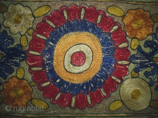 Ottoman Syrian Textile
Size: 50x180cm (1.7x6.0ft)
Natural colors, it is used to be hung up, circa 80-90 years old                