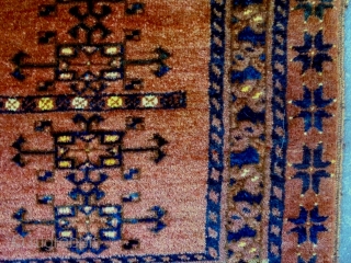 Turkmen Penjerelik
Size: 181x53cm
Natural colors, made in period 1910                         